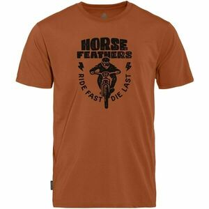 Horsefeathers FULL SEND Tricou de ciclism bărbați, maro, mărime imagine