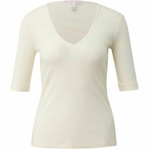 s.Oliver QS T-SHIRT Tricou de damă, alb, mărime imagine