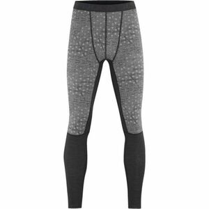Bula GEO MERINO WOOL PANTS Lenjerie intimă Merino bărbați, gri închis, mărime imagine