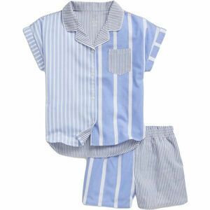 GAP FAM Pijamale băieți, albastru deschis, mărime 8Y imagine