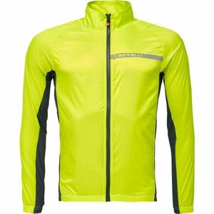 Castelli SQUADRA STRETCH Geacă ciclism bărbați, neon reflectorizant, mărime imagine