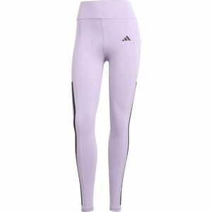 adidas OPTIME 3-STRIPES FULL-LENGTH 1/1 Colanți de damă, mov, mărime imagine