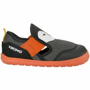 VIKING BY NORWAY ALV BAREFOOT PAW SANDAL Încălțăminte barefoot pentru copii, gri închis, mărime imagine