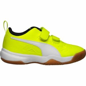 Puma TENAZ V JR Încălțăminte indoor pentru copii, galben, mărime 35 imagine