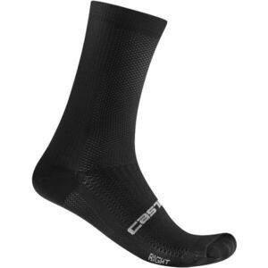 Castelli ESPRESSO 18 SOCK Șosete ciclism bărbați, negru, mărime imagine