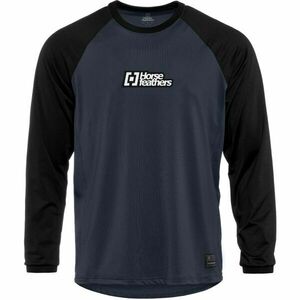 Horsefeathers SPIKE LS Tricou ciclism bărbați, albastru închis, mărime imagine