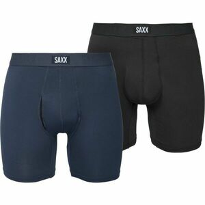 SAXX VIBE XTRA SOFT COMFORT BOXER BRF FLY 2PK Boxeri pentru bărbați, negru, mărime imagine