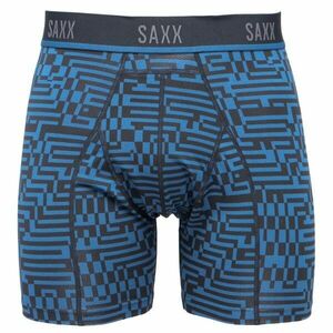 SAXX KINETIC LIGHT-COMPRESSION MESH BOXER BRF Boxeri bărbați, albastru, mărime imagine