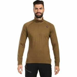 KILPI JAGER Tricou merino cu mânecă lungă pentru bărbați, maro, mărime imagine