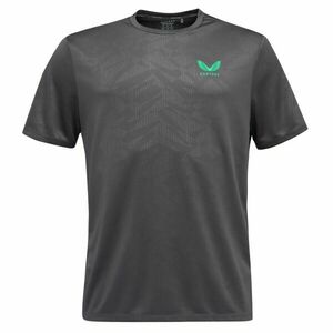 CASTORE AOP SS T-SHIRT Tricou sport bărbați, gri închis, mărime XXL imagine