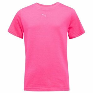 Puma ESSENTIALS CENTERED CAT LOGO TEE G Tricou fete, roz, mărime imagine