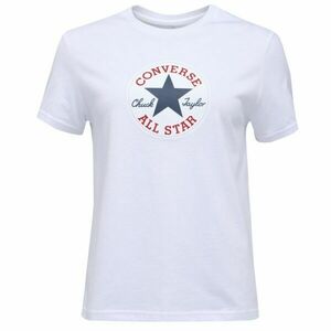 Converse STANDARD FIT CENTER FRONT CHUCK PATCH CORE TEE Tricou unisex, alb, mărime imagine