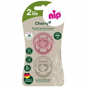 NIP CHERRY VELIKOST 2 (6M+) 2KS Tetină, bej, mărime imagine