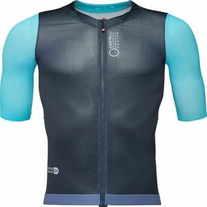 Castelli CORRETTO JERSEY Tricou ciclism bărbați, albastru închis, mărime XXXL imagine