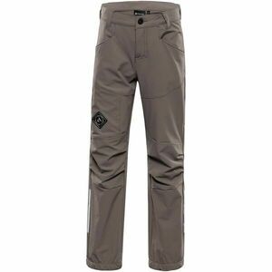 ALPINE PRO FIRSTO 2 Pantaloni softshell copii, maro, mărime imagine