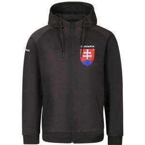 PROGRESS SK HOODY ZIP MAN Hanorac pentru bărbați, gri închis, mărime imagine