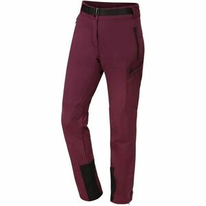 ALPINE PRO ZEBINA Pantaloni softshell femei, vișiniu, mărime imagine