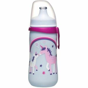 NIP KIDS CUP PP 330ML Sticlă cu pai, mix, mărime imagine