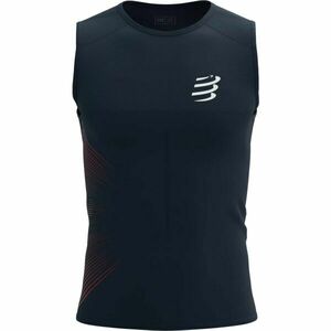 Compressport PERFORMANCE TANK M Maiou de alergare pentru bărbați, negru, mărime imagine