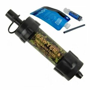 SAWYER MINI CAMO LIMITED EDITION Filtru de apă portabil, albastru, mărime imagine