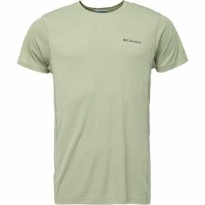 Columbia ZERO RULES™ LIGHT SS CREW Tricou funcțional pentru bărbați, verde deschis, mărime imagine