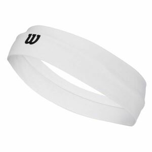 Wilson U LOGO WIDE HEADBAND Bentiță sport, alb, mărime UNI imagine