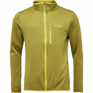 Columbia ESSENTIAL HIKE™ GRID FLEECE FULL ZIP Hanorac fleece bărbați, galben, mărime imagine