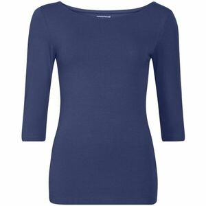 PROGRESS AKINA Tricou din bambus cu mâneci 3/4 pentru femei, albastru închis, mărime imagine