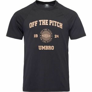 Umbro COLLEGIATE GRAPHIC TEE Tricou pentru bărbați, negru, mărime imagine