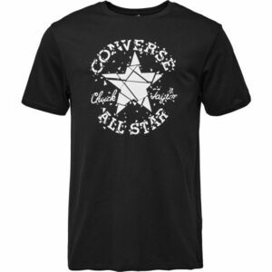Converse BROKEN GLASS CONVERSE Tricou pentru bărbați, negru, mărime imagine