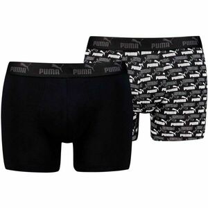 Puma ELEMENTS MEN PRINTED NO1 STRIPE BOXERS 2P Boxeri bărbați, negru, mărime imagine