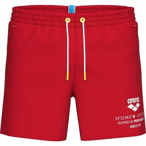 Arena GRAPHIC BEACH SHORT Pantaloni scurți de plajă pentru bărbați, roșu, mărime imagine