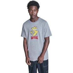 Converse MUNCHIES CHEVRON Tricou pentru bărbați, gri, mărime imagine