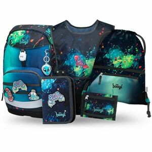 BAAGL 5 SET AIRY PLUS CHILL Set școlar, negru, mărime imagine
