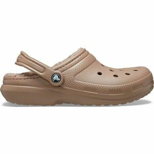 Crocs CLASSIC FUZZ LINED CLOG Saboți femei, maro, mărime 37/38 imagine