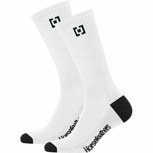Horsefeathers CREW SOCKS 2PACK Șosete sport unisex, alb, mărime imagine