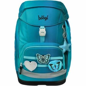 BAAGL AIRY PLUS BUTTERFLY Ghiozdan școală, turcoaz, mărime imagine