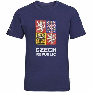 PROGRESS CZ TSHIRT JR Tricou din bambus pentru juniori, albastru închis, mărime 164-170 imagine
