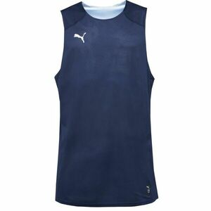 Puma HOOPS TEAM REVERSE PRACTICE JERSEY Tricou de baschet bărbați, albastru închis, mărime imagine
