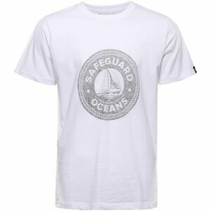 ALPINE PRO DOMEN Tricou din bumbac pentru bărbați, alb, mărime imagine