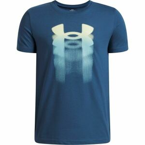 Under Armour BLUR LOGO SS Tricou pentru băieţi, albastru, mărime L imagine