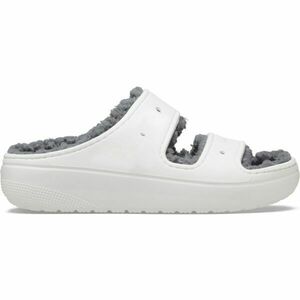 Crocs CLASSIC COZZZY SANDAL Saboți femei, alb, mărime 42/43 imagine