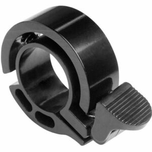 One RING Claxon bicicletă, negru, mărime imagine