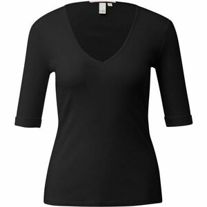 s.Oliver QS T-SHIRT Tricou de damă, negru, mărime imagine