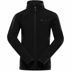 ALPINE PRO MORWO Hanorac cu fermoar pentru copii, negru, mărime imagine