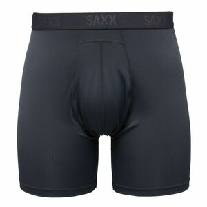SAXX SMOOTH FLEX LIGHT COMPRESSION BOXER BRF Boxeri de compresie pentru bărbați, negru, mărime imagine