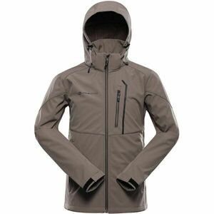 ALPINE PRO HOOR 2 Geacă softshell cu membrană pentru bărbați, maro, mărime imagine