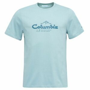Columbia CSC SEASONAL GRAPHIC TEE Tricou din bumbac pentru bărbați, turcoaz, mărime imagine