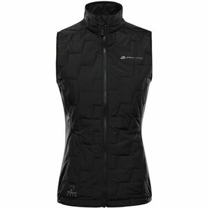 ALPINE PRO NERCA Vestă cu umplutură din lână merino pentru femei, negru, mărime imagine