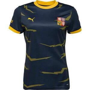 Puma CZECH HANDBALL JERSEY W Tricou handbal femei, albastru închis, mărime imagine